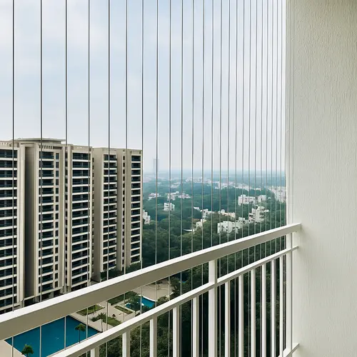 Balcony Invisible Grills in Andhra Pradesh - Mahesh Safety Solutions