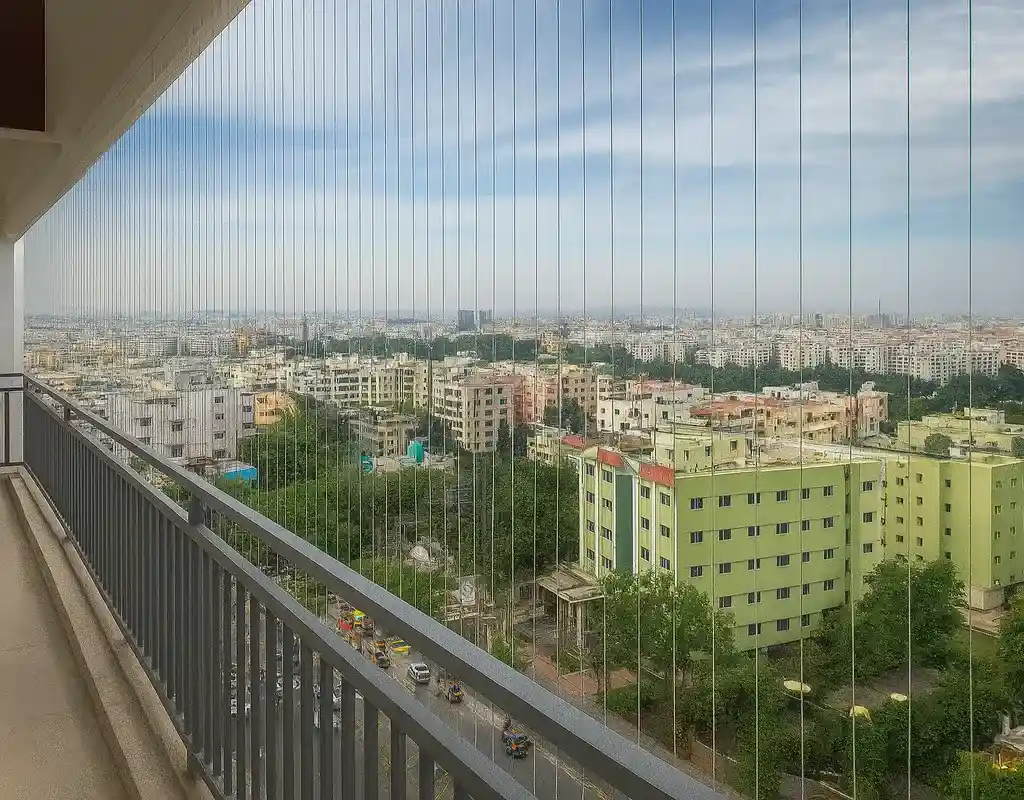 Top Quality Balcony Invisible Grills in Andhra Pradesh and Telangana