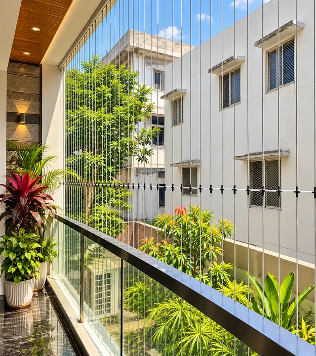 Best Quality Invisible Grills for Balcony - Mahesh Safety Solutions