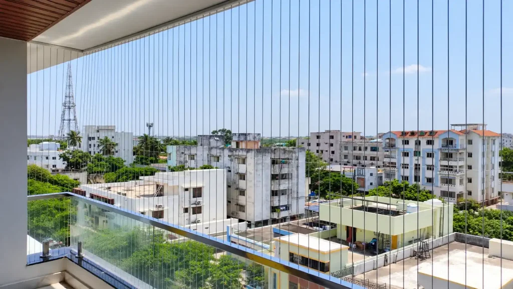 Quality Invisible Grills for Balcony-Mahesh Safety Solutions